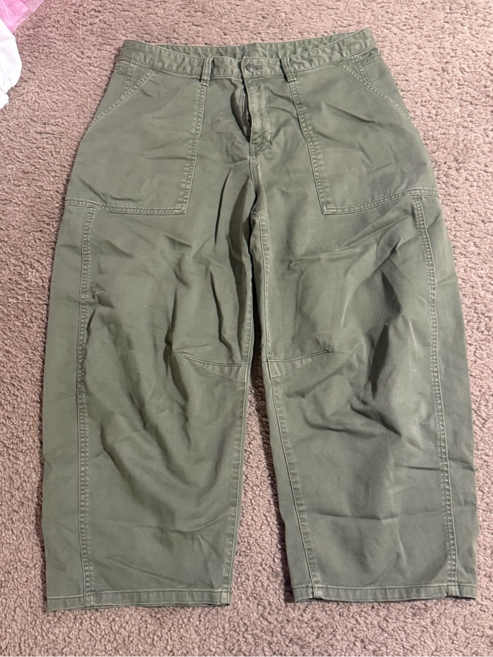 GAP women’s  Olive Cargo Utility Pants